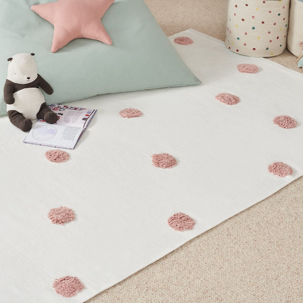 Pink Spot Rug 180 x 120